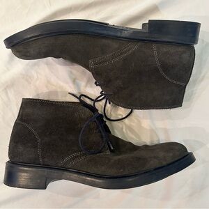To Boot New York Adam Derrick Men’s Gray Suede Derby Chukka Boot Lace Up Sz 9